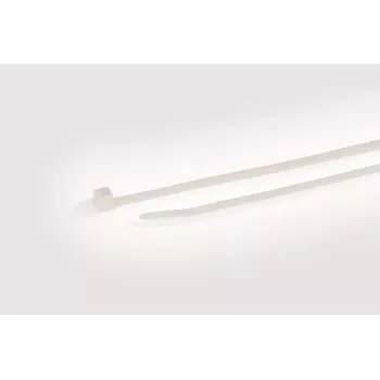 Vázací páska HellermannTyton T50R bílá, 200 mm x 4,6 mm, PA66, balení 100 ks 111-05013