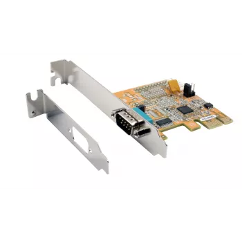 Sériová karta EXSYS EX-44081 PCIe 1portová RS-232, ASIX AX99100, Low Profile