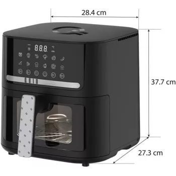 Digitální horkovzdušná fritéza QUIN YJ-6505ADV 6,5 l černá