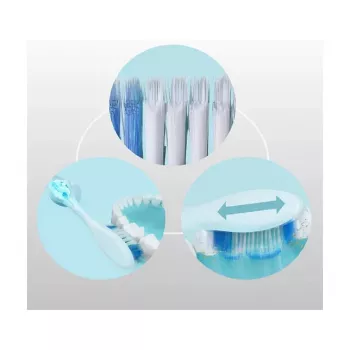Panasonic DentaCare EWDC12W503 Sonic Electric Toothbrush, 31,000 Vibrations/min, 2 Modes, Pressure Sensor, White