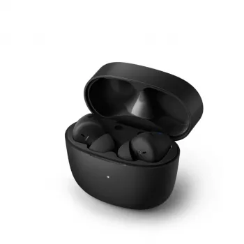 True Wireless in-ear sluchátka PHILIPS TAT2206BK/00 s nabíjecím pouzdrem, černá
