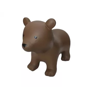 Nafukovací skákací medvídek Gerardo's Toys, hnědý