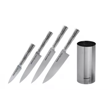 Sada 4 nožů SAMURA Bamboo se stojanem