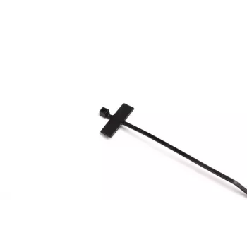 Černá polyamidová kabelová páska HellermannTyton IT18R 100mm x 2,5mm, 1000 ks 111-81860