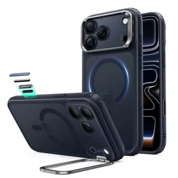 ESR Classic Hybrid Kickstand MagSafe Case for iPhone 17 Pro / 18 Pro - Frosted Blue