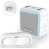 Bezdrátový zvonek Honeywell DC515SP2L se zásuvným zvonkem a tlačítkem, dosah 150 m, 6 melodií, bílý