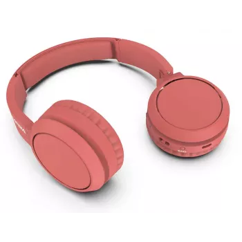 On-ear Bluetooth sluchátka Philips TAH4205RD/00, červená