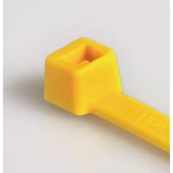 HellermannTyton T50R Cable Tie, Polyamide 6.6, Yellow, 200mm x 4.6mm, 100 Pack 111-04805
