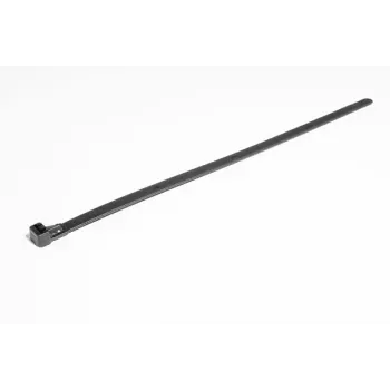 HellermannTyton REL250 Releasable Cable Tie, 250 x 7.6 mm, Black, PA66, 100-Pack 131-22560