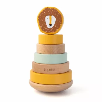 Dřevěná skládací pyramida Trixie lev, od 12 měsíců