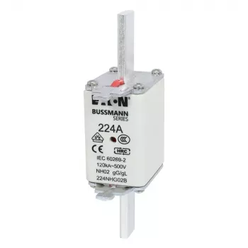 Eaton 100NHG02B NH pojistka D02 100 A 500 V gG s mechanickým indikátorem, 3 ks
