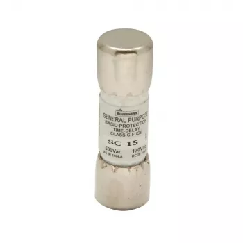 Rychlá trubková pojistka Eaton BK/SC-15 Bussmann SC třídy G 15 A 600 V AC 170 V DC