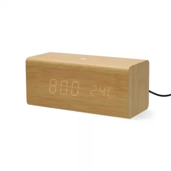 Digitální radiobudík Nedis dřevo