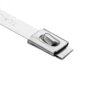 HellermannTyton MBT33H Stainless Steel Cable Tie, 360 mm x 7.9 mm, 50-Pack (111-94339)