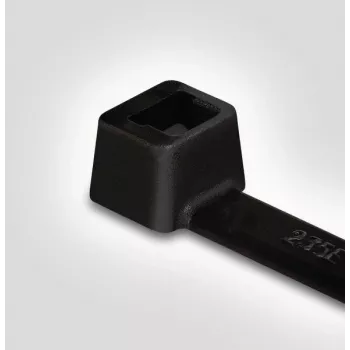 HellermannTyton T50L Cable Tie Polyamide Black 100 Pieces (111-05440)