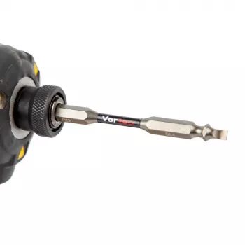Sada bitů do šroubováku C.K Tools T4482 DEPZ2SL409D3, 3 díly, PoziDriv PZ2, drážka SL4,0 mm & SL9,0 mm, 25 mm, šestihran 1/4 inch, ocel S2