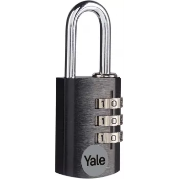 Kombinovaný visací zámek Yale YE3CB/20/121/1/BK 20 mm černý