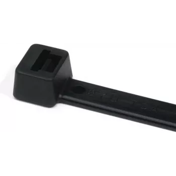 Černá polyamidová kabelová páska HellermannTyton T50R 200mm x 4,6mm, 100 ks 111-04950