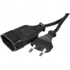 Prodlužovací kabel EXERTIS CONNECT, euro zástrčka na euro zásuvku, černý, 1,8 m 573721
