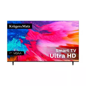 Smart LED TV Kruger&Matz KM0250UHD-V3 50 inch 4K UHD s VIDAA U5, DVB-T2/S2, HDR10, Bluetooth, hlasové ovládání
