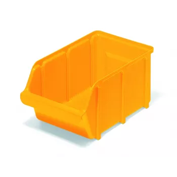 raaco 123679 Sichtlagerkasten Orange Storage Bin 10.5L