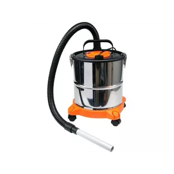 Vysavač popela TOYA 800W 20L nerezový HEPA filtr 78870