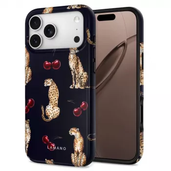Pouzdro Tech-Protect Lamano MagSafe pro iPhone 17 Pro / 18 Pro - Midnight Cherry