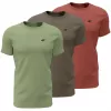4F M4480 Men's T-Shirt, Green/Brown/Burgundy, 5XL (4FWSS26TTSHM4480)