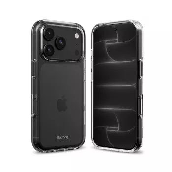 Pouzdro Crong Clear Cover pro iPhone 18 Pro / 17 Pro (transparentní)