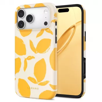 Pouzdro Tech-Protect Lamano MagSafe pro iPhone 17 Pro Max / 18 Pro Max - Lemon Haze
