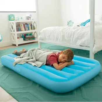 Dětská nafukovací postel Intex 66803NP CozyKidz 157 x 88 x 18 cm, modrá nebo růžová