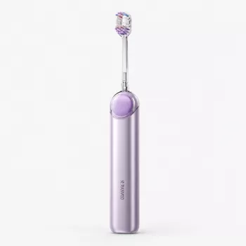 Elektrický zubní kartáček RANVOO PQ5 Pure Sonic, fialový, 5 režimů, 4 hlavice, USB nabíjení