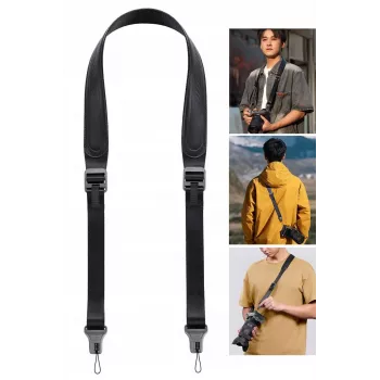 Popruh na krk/rameno ULANZI CSS1 Anti-Tangle U-Snap pro DSLR a bezzrcadlovky, nosnost 60 kg, černý