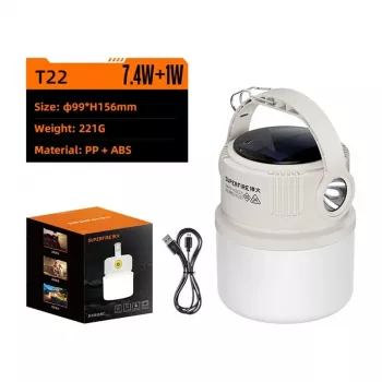 Kempingová lampa Superfire T22