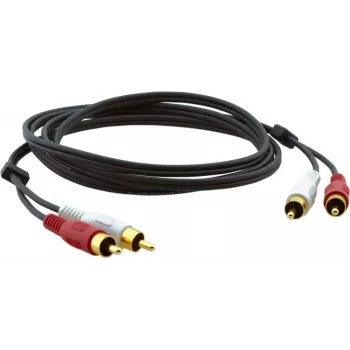 Koaxiální audiokabel Kramer C-2RAM/2RAM-10 RCA samec na RCA samec 3,0 m černý 95-0202010