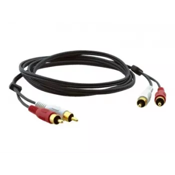 Koaxiální audiokabel Kramer C-2RAM/2RAM-10 RCA samec na RCA samec 3,0 m černý 95-0202010