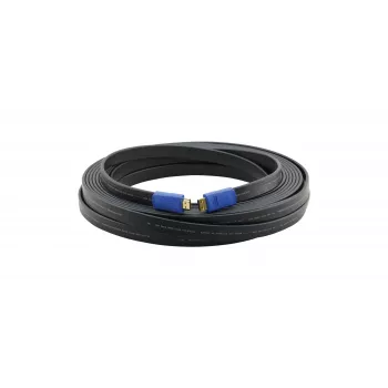 Plochý vysokorychlostní HDMI kabel s Ethernetem Kramer C-HM/HM/FLAT/ETH-6, 1,8 m, černý 97-01014006