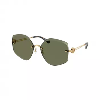 Dámské sluneční brýle Tory Burch TY6111-334371, tmavý havana rám, hnědé gradientové čočky, 56/16/140 mm