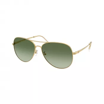 Dámské hranaté sluneční brýle Tory Burch TY6114-33438E, tmavý havana rám, hnědé gradientové čočky, 60 mm