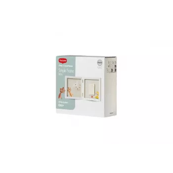 Sada pro otisk ručičky nebo nožičky Tiny Love Simple Frame, bílá