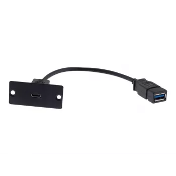 Kramer Electronics WU-CA(B) průchozí vložka USB-C, černá 80-00026499