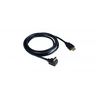 High-Speed HDMI kabel s Ethernetem, pravoúhlý na rovný, Kramer C-HM/RA-3, 0,9 m, šedý, 4K 97-0143003