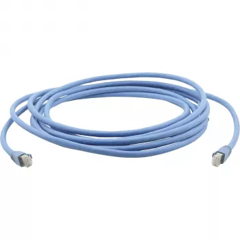 Síťový patch kabel Kramer C-UNIKat-100 CAT 6a U/FTP, RJ-45 na RJ-45, 30,5 m, LSZH, modrý RAL 5012 99-3460100