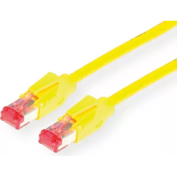 Patch kabel HP-FTP DRAKA Cat.6, 0,5 m žlutý 21.05.6002