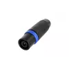 4pólový samčí konektor pro reproduktorový kabel speakON Neutrik NLT4MXX-BAG, černý