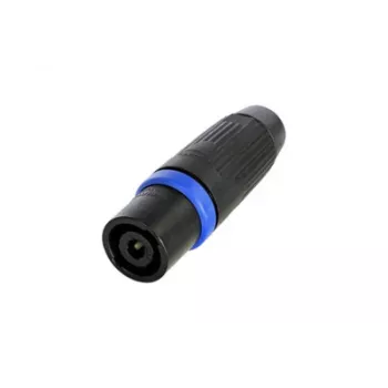 4pólový samčí konektor pro reproduktorový kabel speakON Neutrik NLT4MXX-BAG, černý