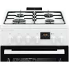 Volně stojící plynový sporák Electrolux LKK560232W s elektrickou troubou, 58 l, bílý
