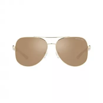 Michael Kors Women's Sunglasses MK11210147P58 (58/15/140 mm) Polarized Grey Lenses, Black Acetate Frame