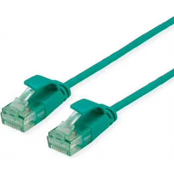 ROLINE RM UTP Patch Cable Cat.6A/Class EA SLIM Green 0.15m 21.45.3430