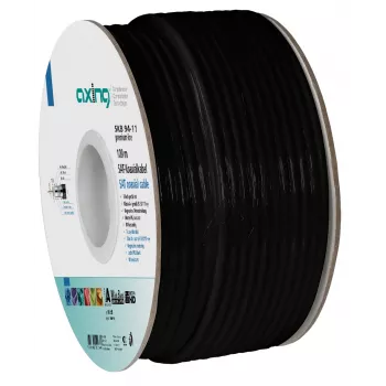 Koaxiální kabel AXING SKB 94-11, trojité stínění, 100 m, bílý, SKB09411